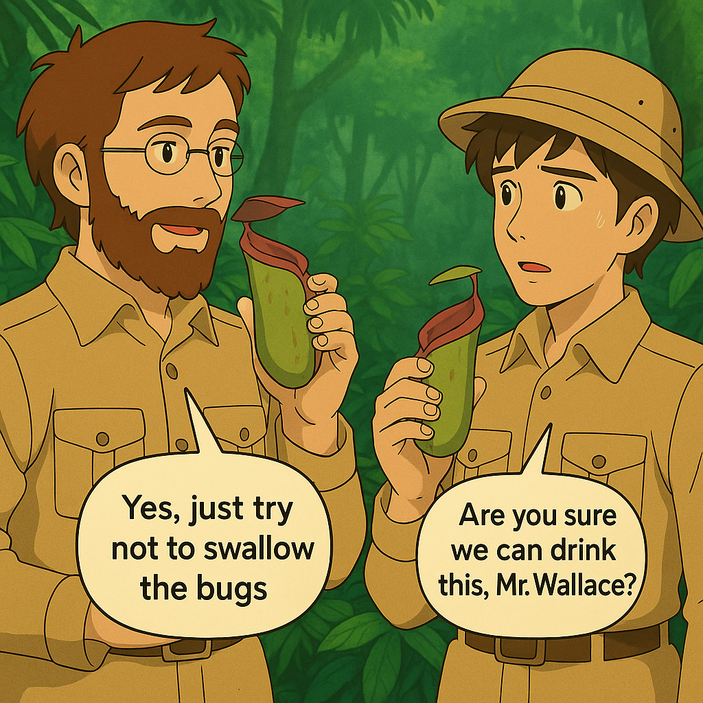 Wallace and the Pitcher Plants